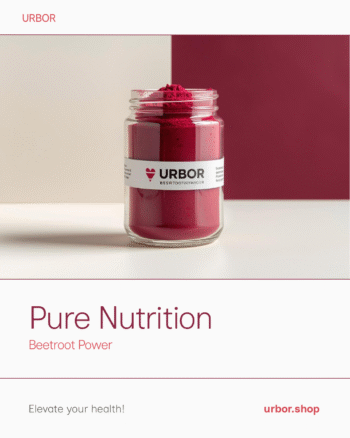 Urbor Beetroot Powder – 100% প্রাকৃতিক বিটরুট পাউডার (Solar Dried)