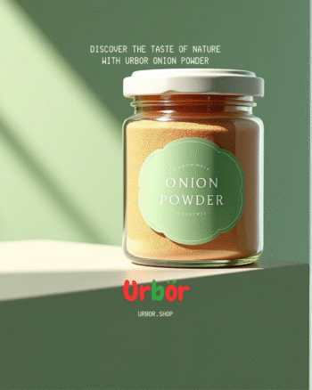 Urbor Onion Powder – 100% প্রাকৃতিক পেঁয়াজ পাউডার (Solar Dried)